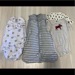 Six Cotton Sleep Sacks